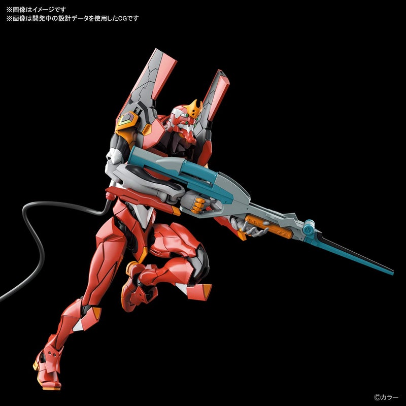 BANDAI SPIRITS بانداي هوبي - نيون جينيسيس إيفانجيليون - وحدة الإنتاج إيفانجيليون EVA-02، مجموعة نموذج بانداي سبيريتس RG 1/144 - Image 4